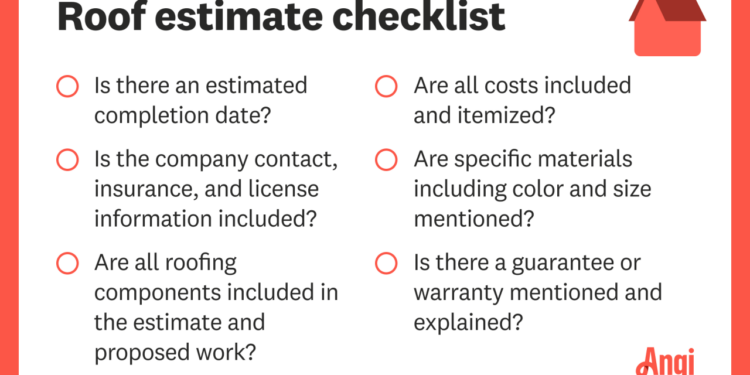 What to Look for in a Roofing Estimate | Angi